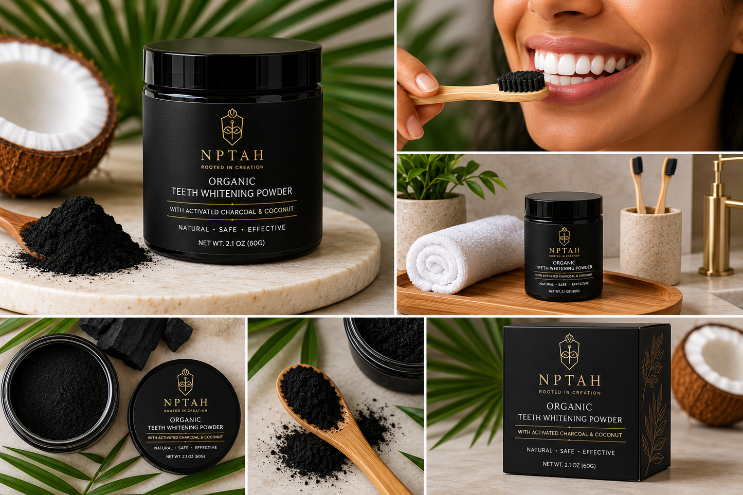 Natural 3D teeth whitening